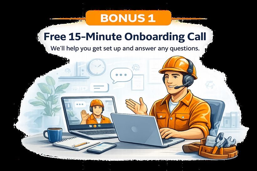 1-on-1 setup and onboarding call